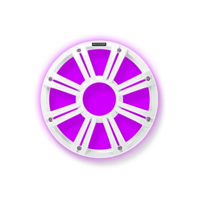 KICKER ΓΡΙΛΛΙΑ SUBWOOFER 12in-305mm LED ΛΕΥΚΗ