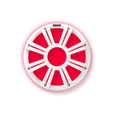 KICKER ΓΡΙΛΛΙΑ SUBWOOFER 12in-305mm LED ΛΕΥΚΗ